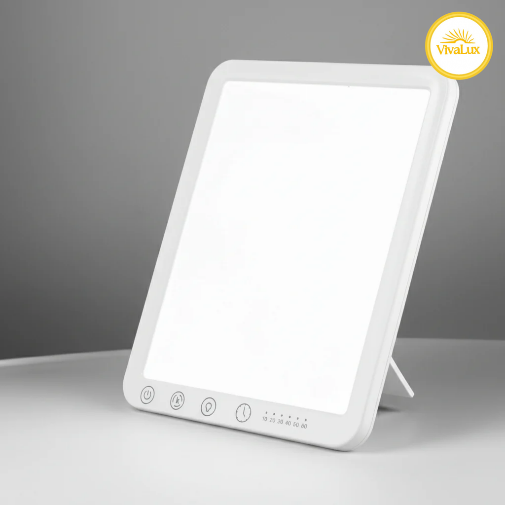 Lampe de Luminothérapie – 15 000 Lux de Lumière Naturelle pour Énergie et Bien-Être